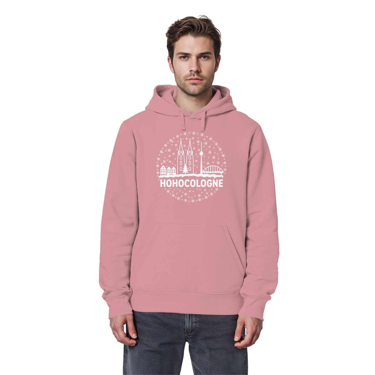 HOHOCologne Druck - Organic Basic Hoodie