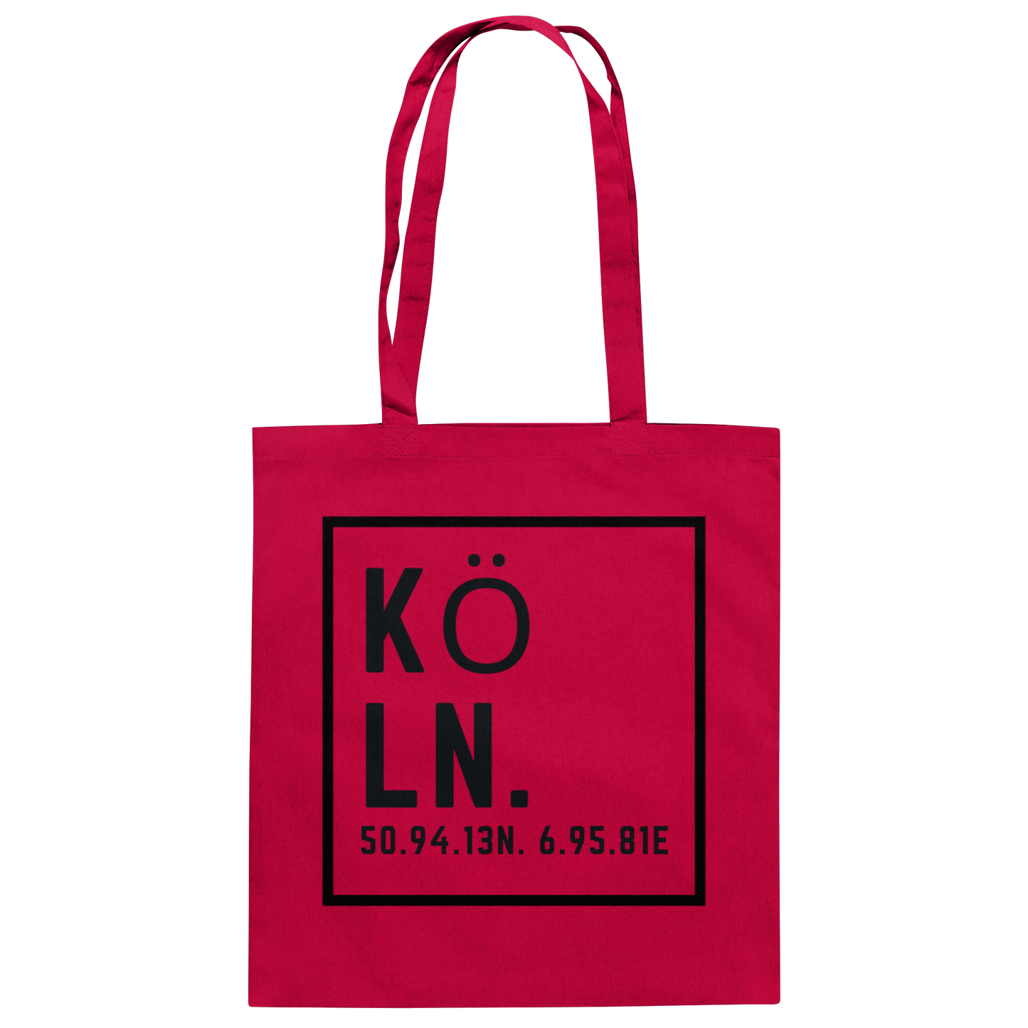 Köln Skyline (Druck) - Organic Cotton Bag