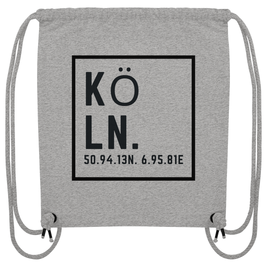 Köln Skyline (Druck) - Organic Gym-Bag