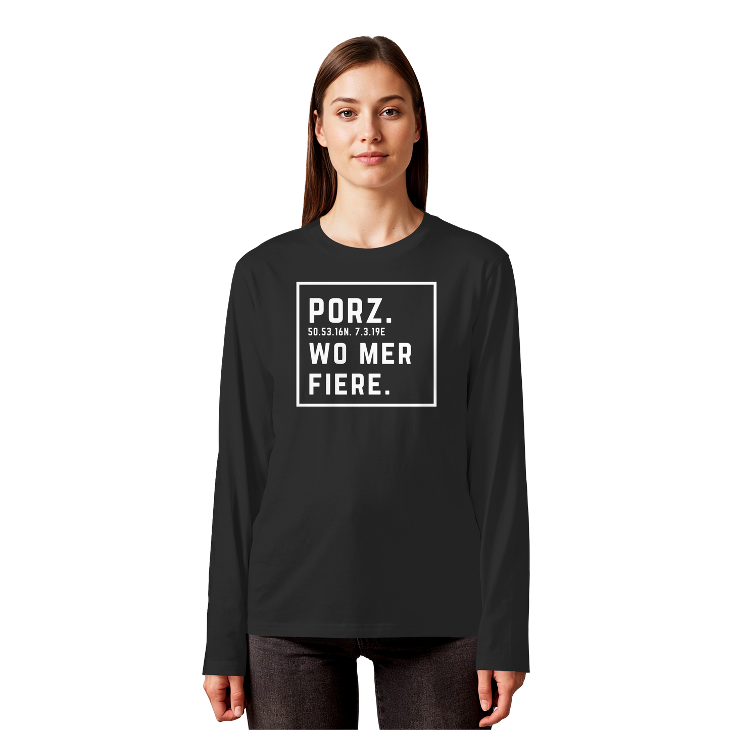 Porz Fiere Druck - Organic Longsleeve T-Shirt