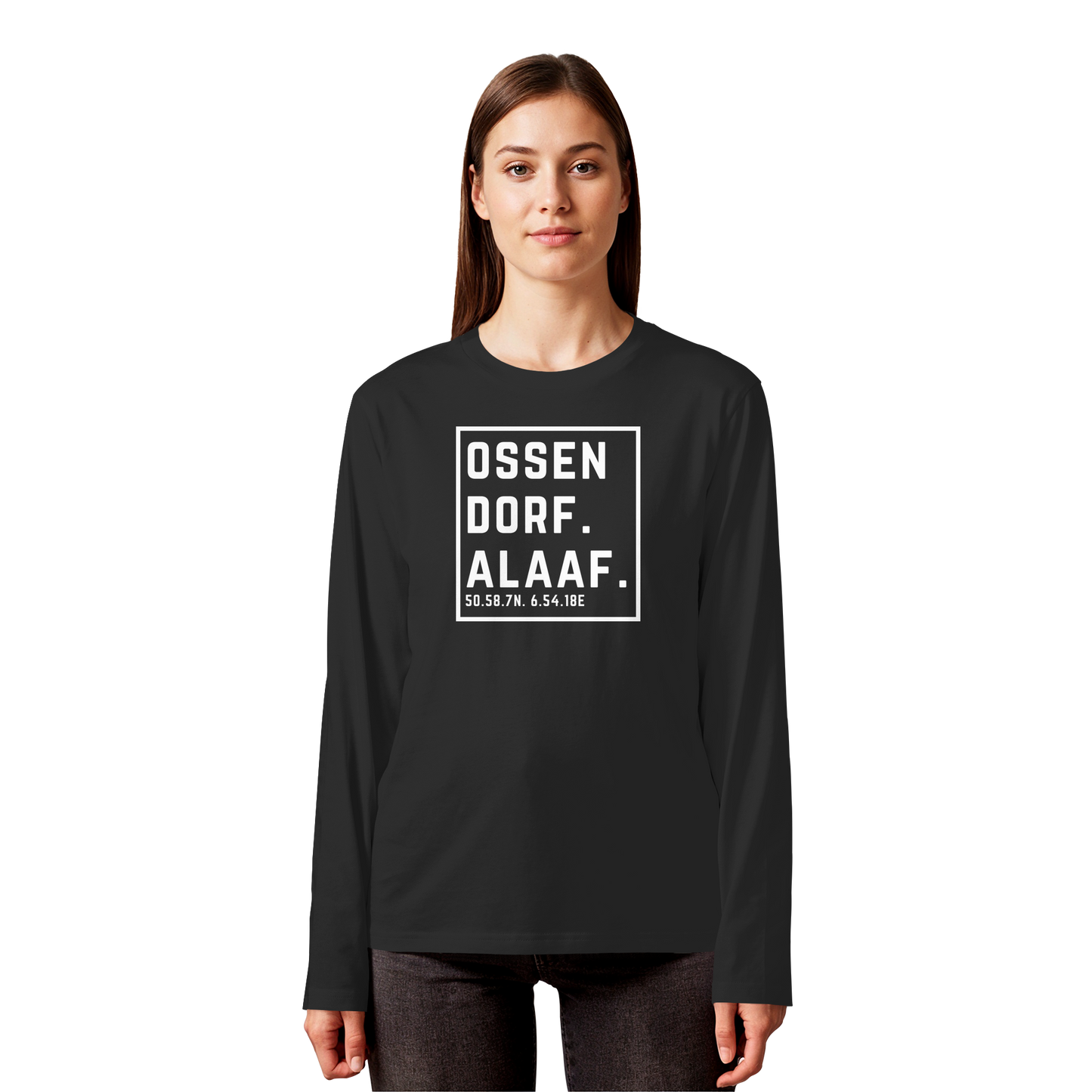 Ossendorf Alaaf Druck - Organic Longsleeve T-Shirt
