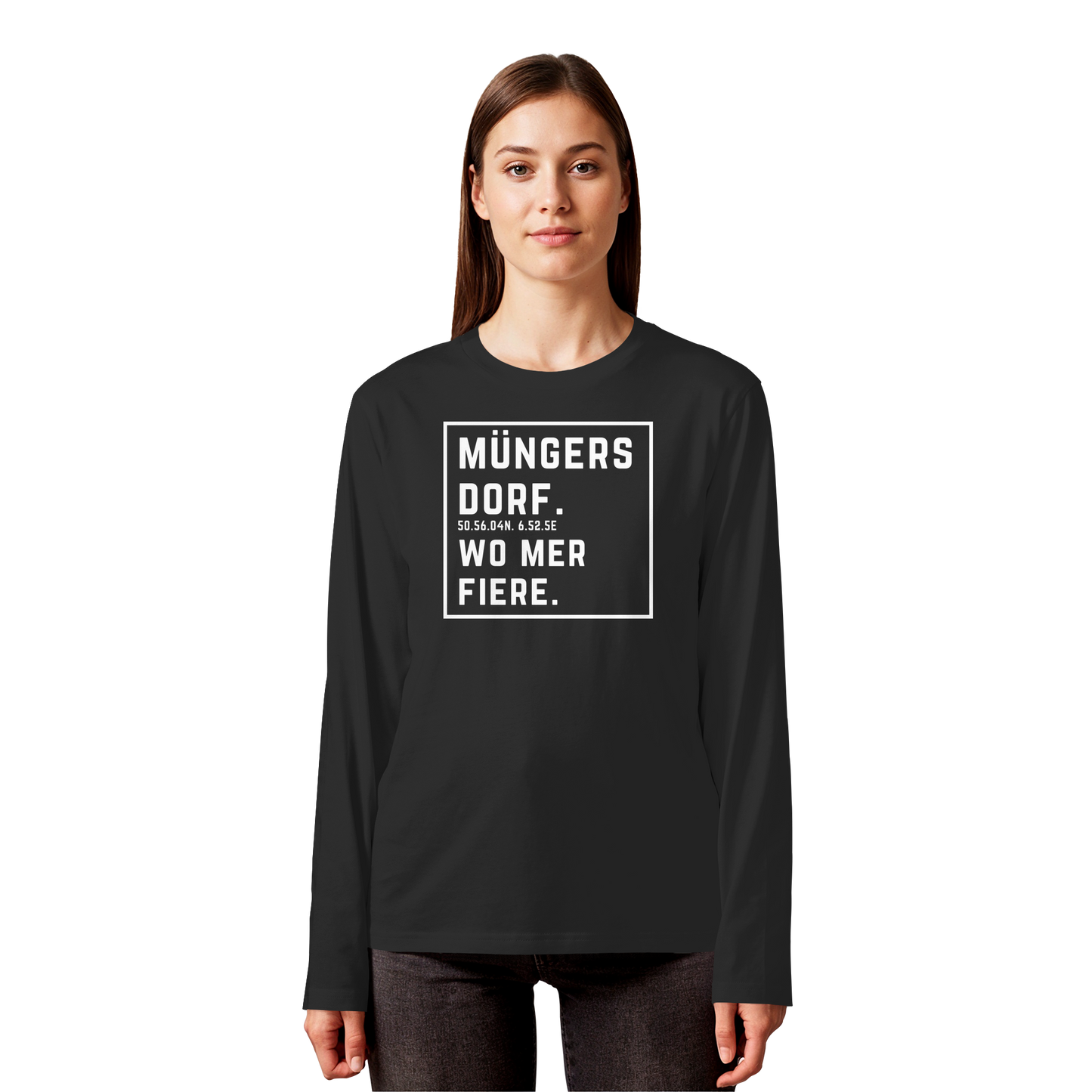 Müngersdorf Fiere Druck - Organic Longsleeve T-Shirt