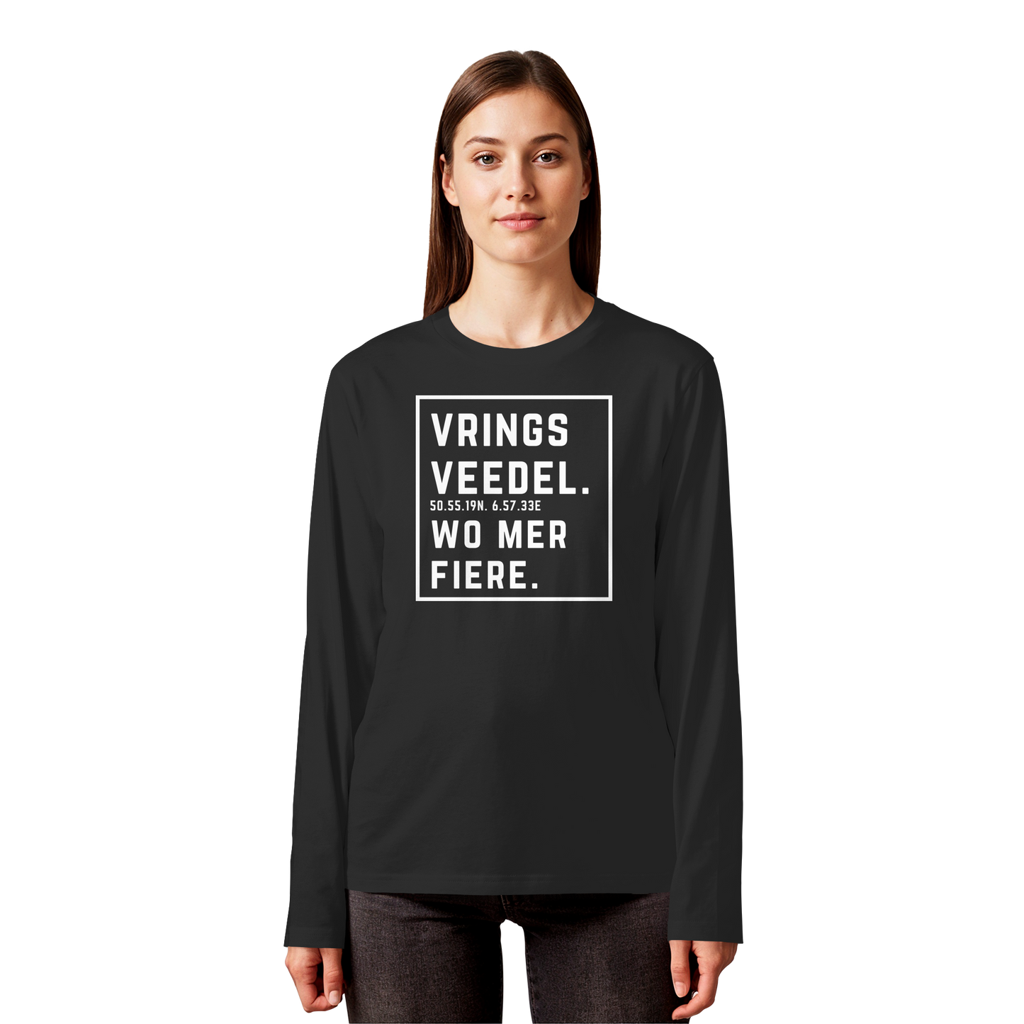 Vringsveedel Fiere Druck - Organic Longsleeve T-Shirt