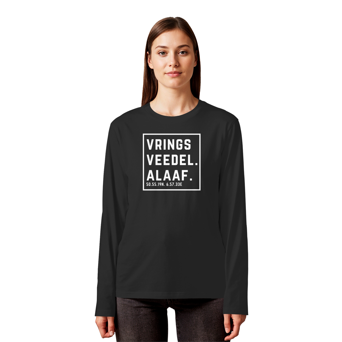 Vringsveedel Alaaf Druck - Organic Longsleeve T-Shirt