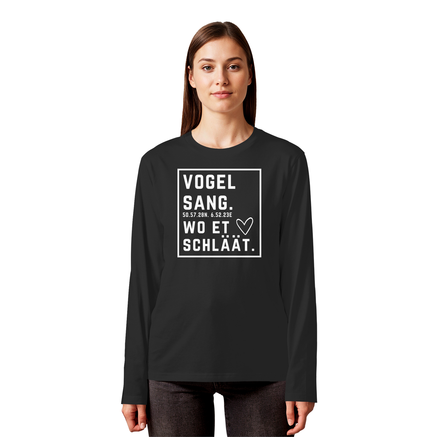Vogelsang Hätz Druck - Organic Longsleeve T-Shirt