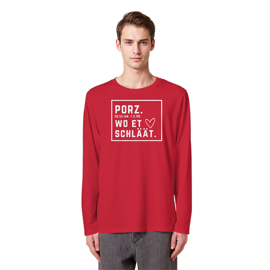 Porz Hätz Druck - Organic Longsleeve T-Shirt
