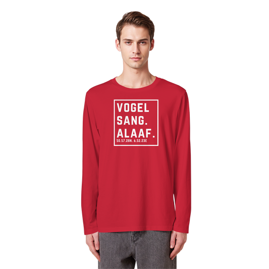 Vogelsang Alaaf Druck - Organic Longsleeve T-Shirt