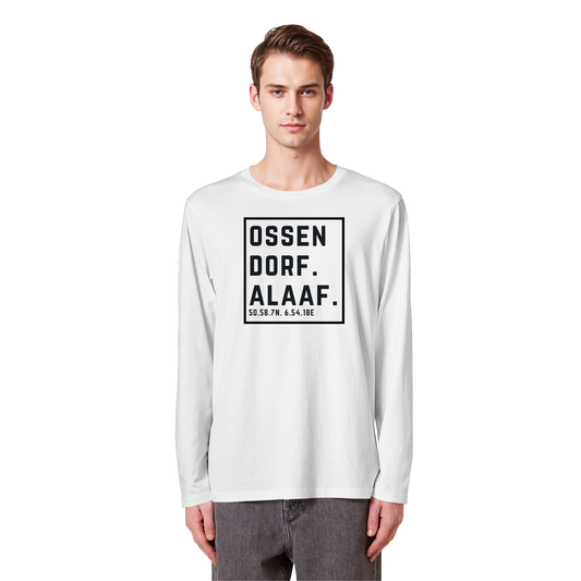 Ossendorf Alaaf Druck - Organic Longsleeve T-Shirt