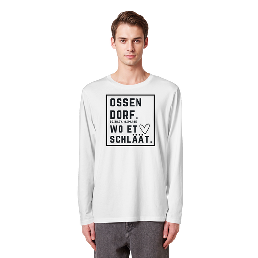 Ossendorf Hätz Druck - Organic Longsleeve T-Shirt