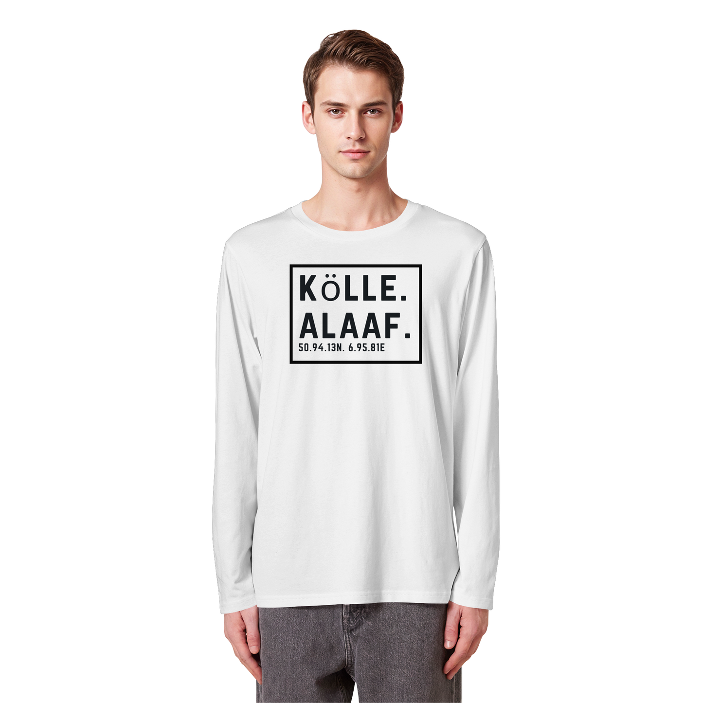 Kölle Alaaf Druck - Organic Longsleeve T-Shirt
