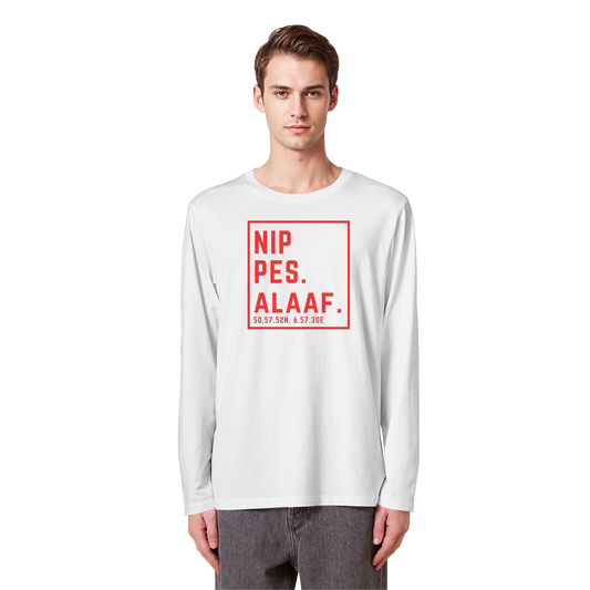 Nippes Alaaf Druck - Organic Longsleeve T-Shirt