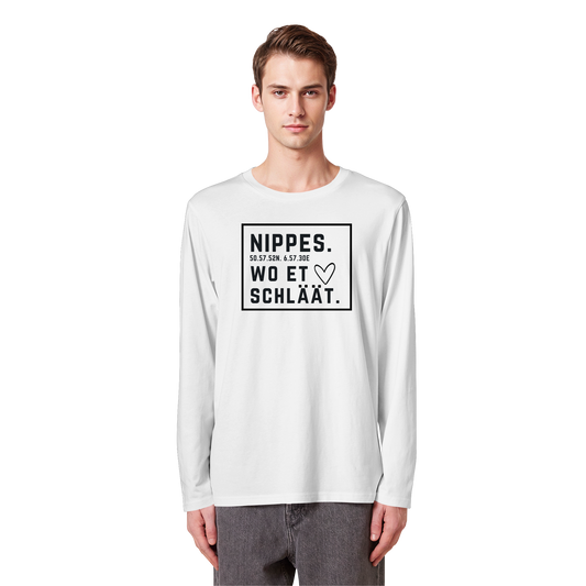 Nippes Hätz Druck - Organic Longsleeve T-Shirt