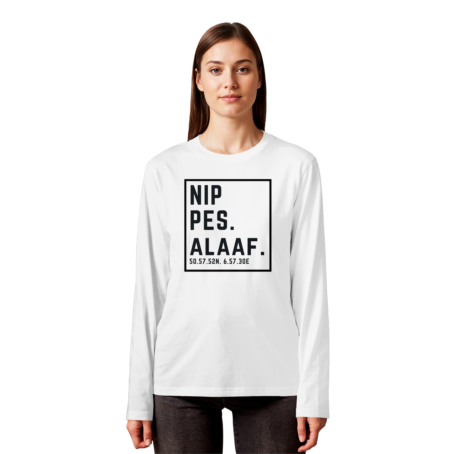 Nippes Alaaf Druck - Organic Longsleeve T-Shirt
