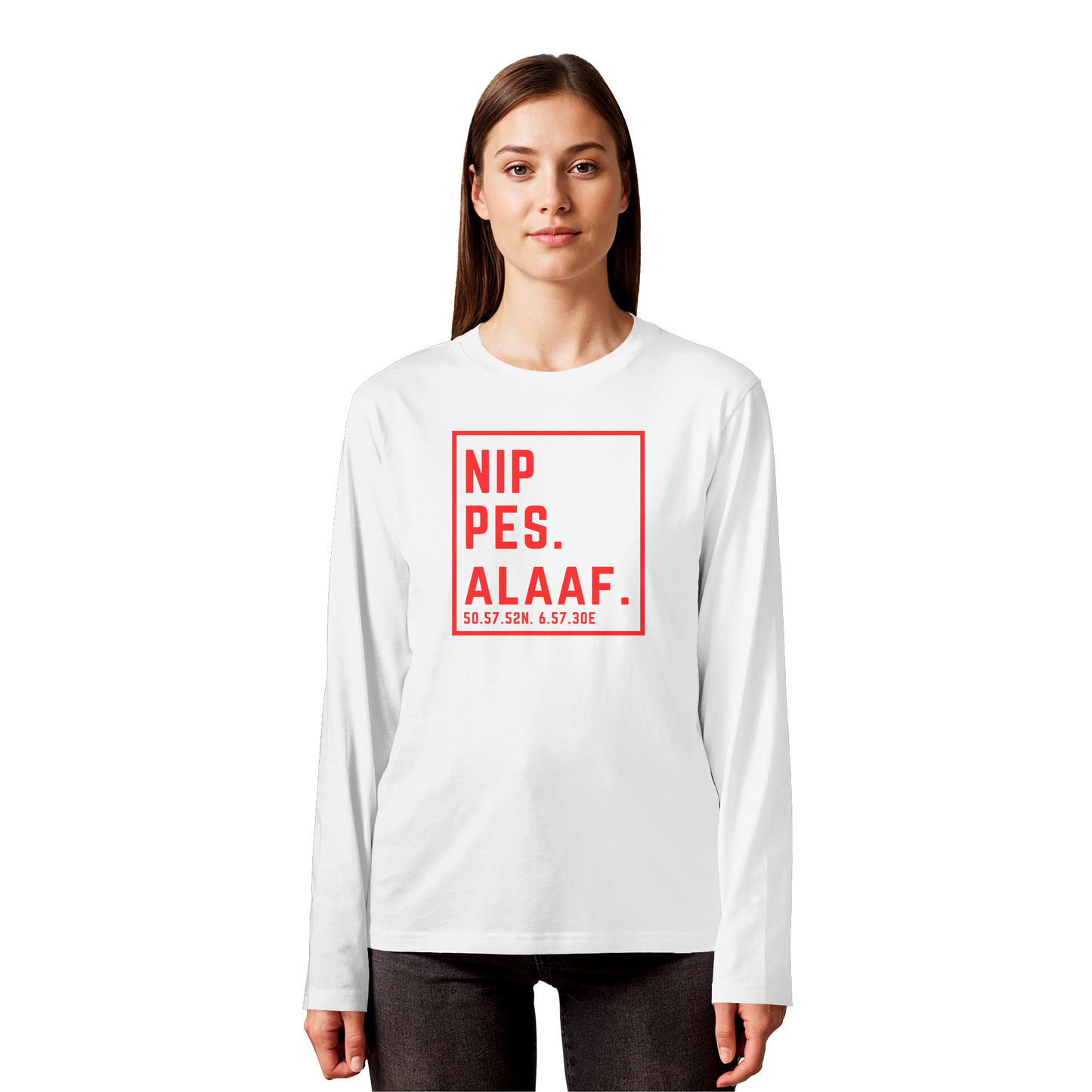 Nippes Alaaf Druck - Organic Longsleeve T-Shirt