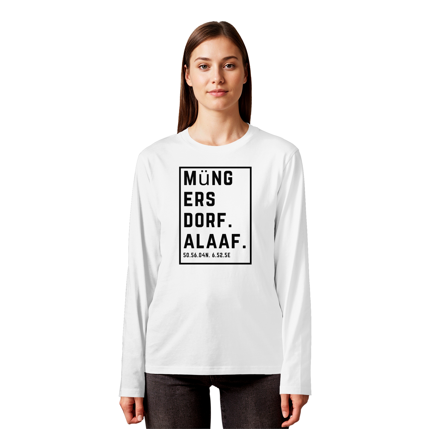 Müngersdorf Alaaf Druck - Organic Longsleeve T-Shirt