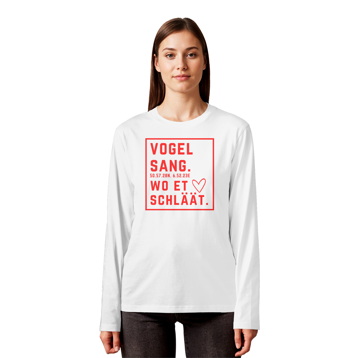 Vogelsang Hätz Druck - Organic Longsleeve T-Shirt