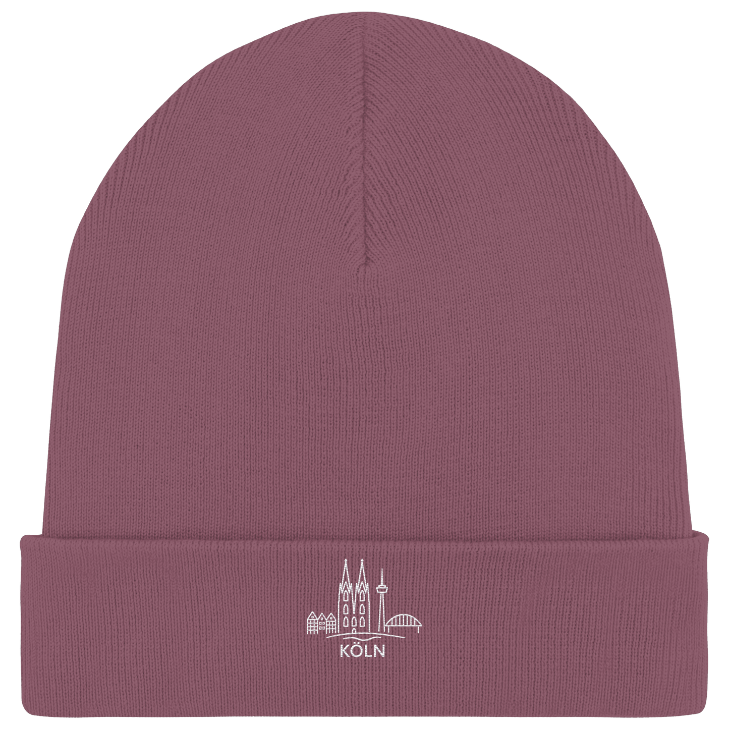 Köln Skyline Stick - Organic Rib Beanie