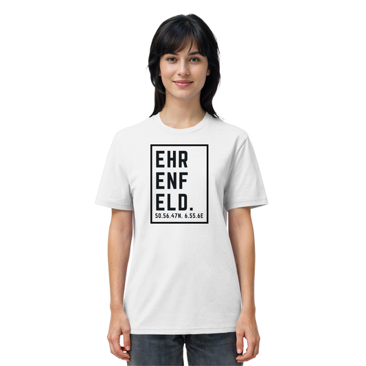 Ehrenfeld Koordinaten (großer Druck auf der Brust) - Organic Shirt
