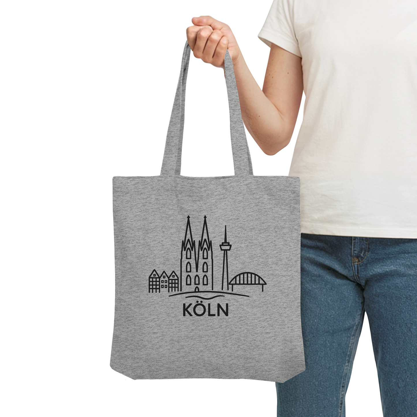 Köln Skyline (Druck) - Accessoires - Organic Tote-Bag