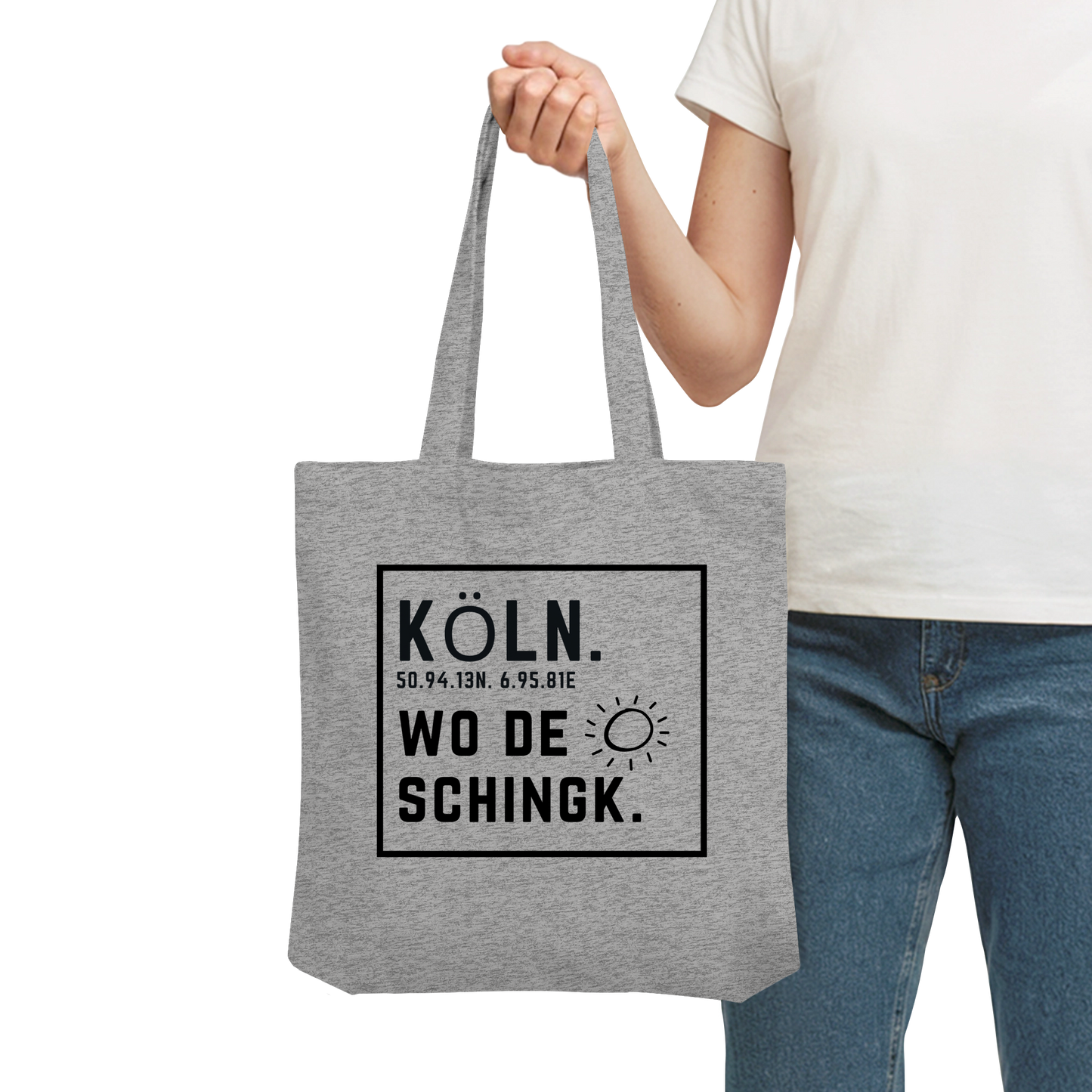 Wo de Sonn schingk - Köln Druck - Organic Tote-Bag