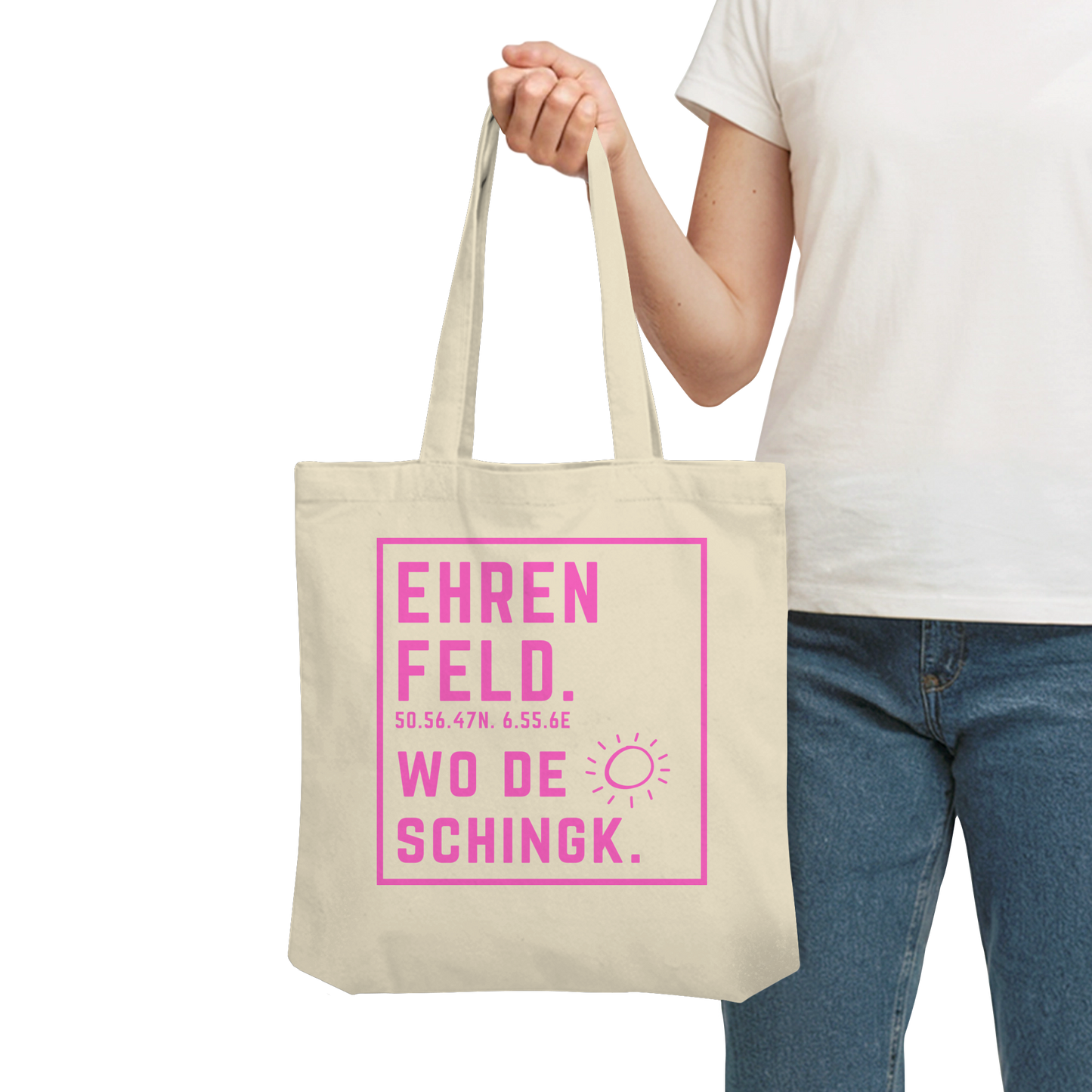 Wo de Sonn schingk - Ehrenfeld Druck - Organic Tote-Bag