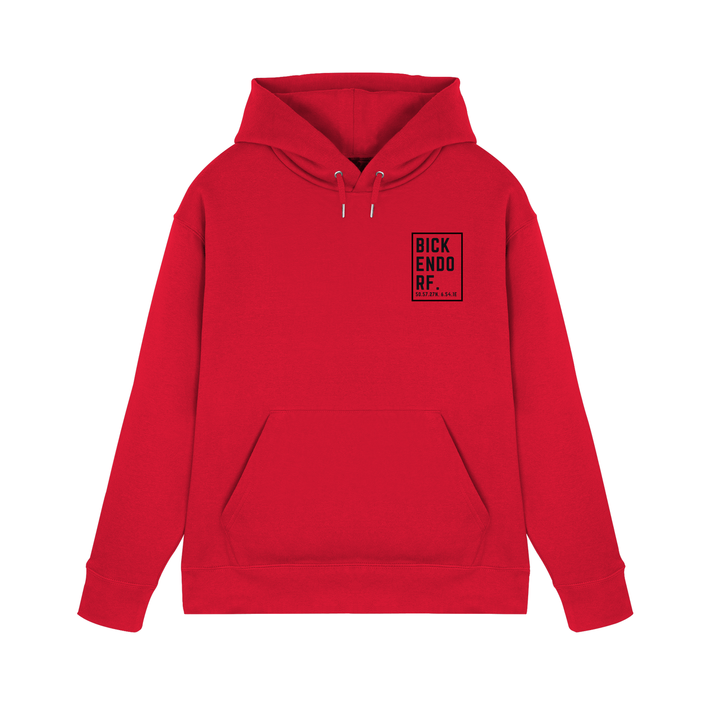 Bickendorf Koordinaten (kleiner Druck auf der Brust) - Premium Unisex Hoodie