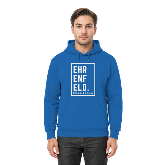 Ehrenfeld Koordinaten (großer Druck auf der Brust) - Premium Unisex Hoodie