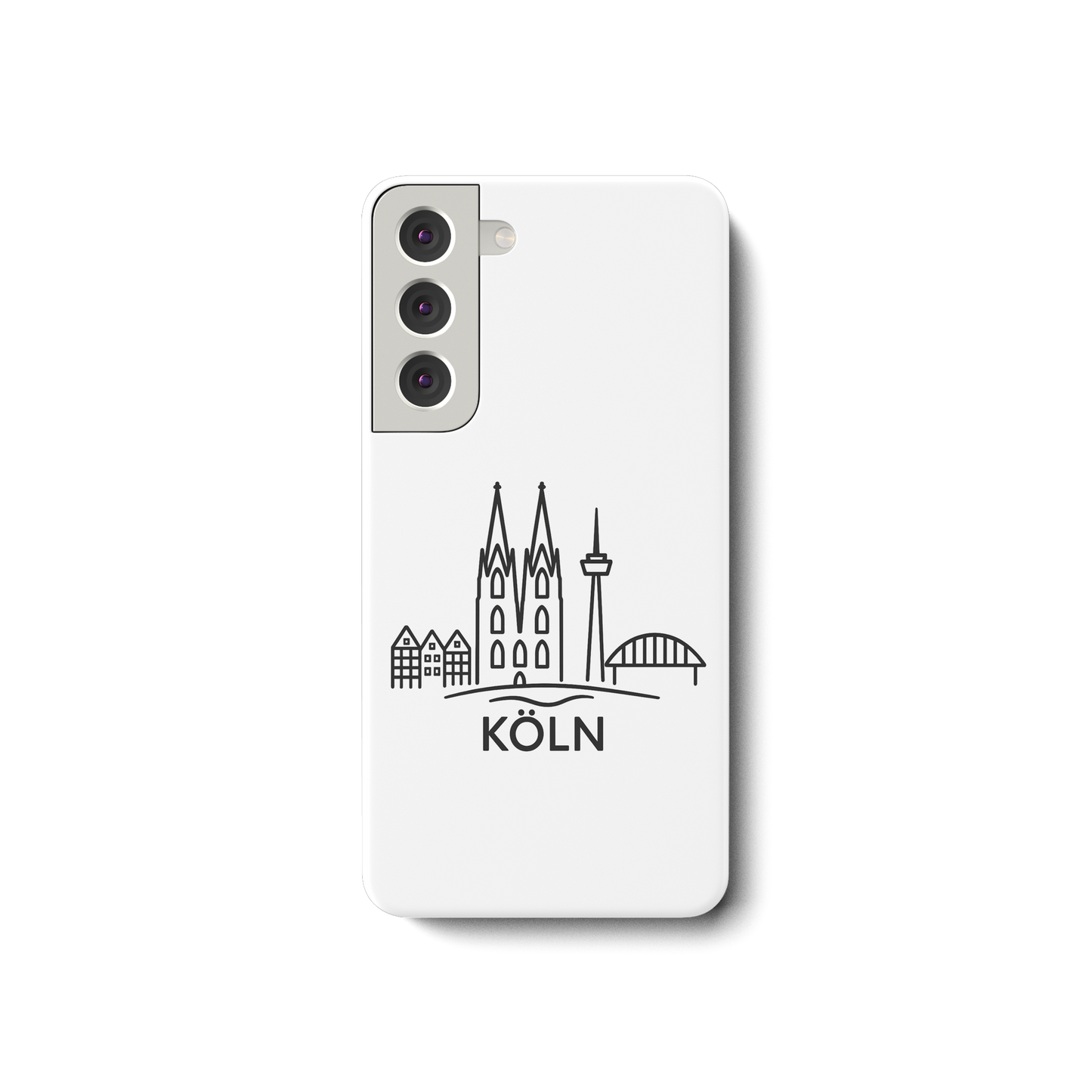 Köln Skyline (Druck) - Samsung Galaxy S22 Handyhülle