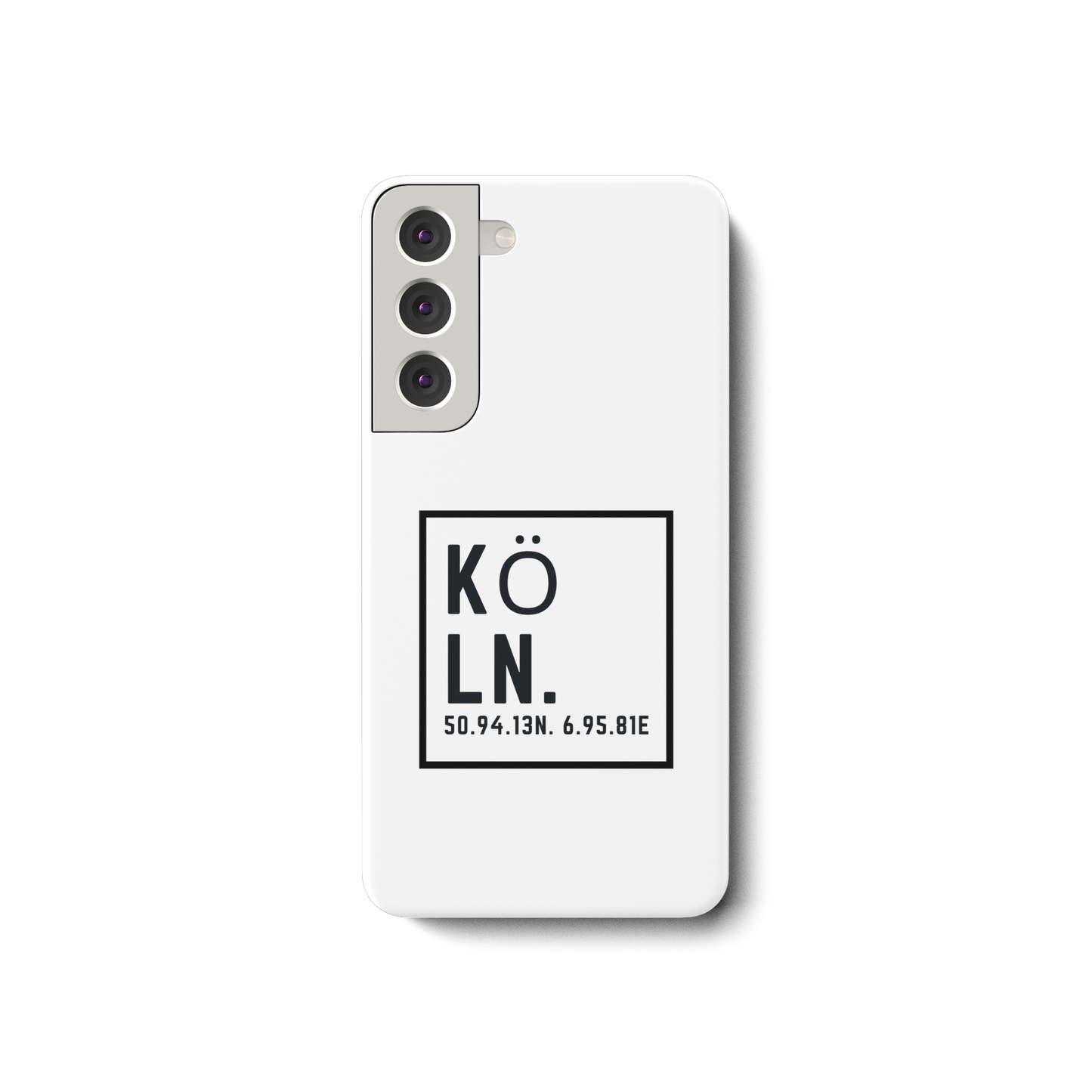 Köln Koordinaten (Druck) - Accessoires - Samsung Galaxy S22 Handyhülle