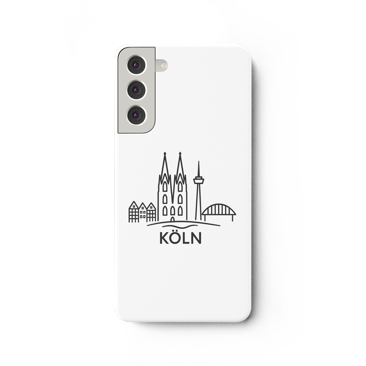 Köln Skyline (Druck) - Samsung Galaxy S22 Plus Handyhülle