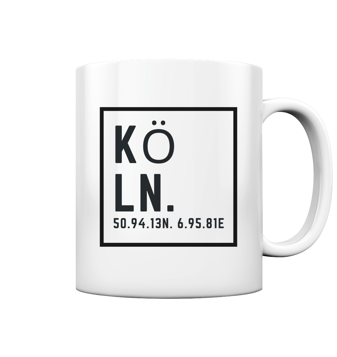Köln Skyline (Druck) - Tasse glossy