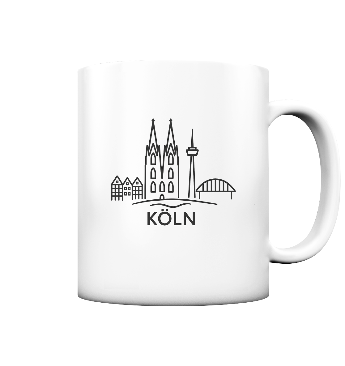 Köln Skyline (Druck) - Accessoires - Tasse matt
