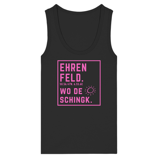 Wo de Sonn schingk - Ehrenfeld Druck - Womens Organic Fitted Tank Top