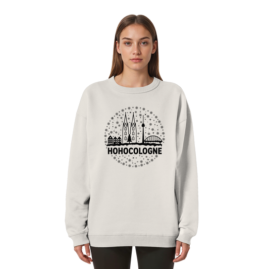 HOHOCologne Druck - Womens Organic Oversized Sweatshirt