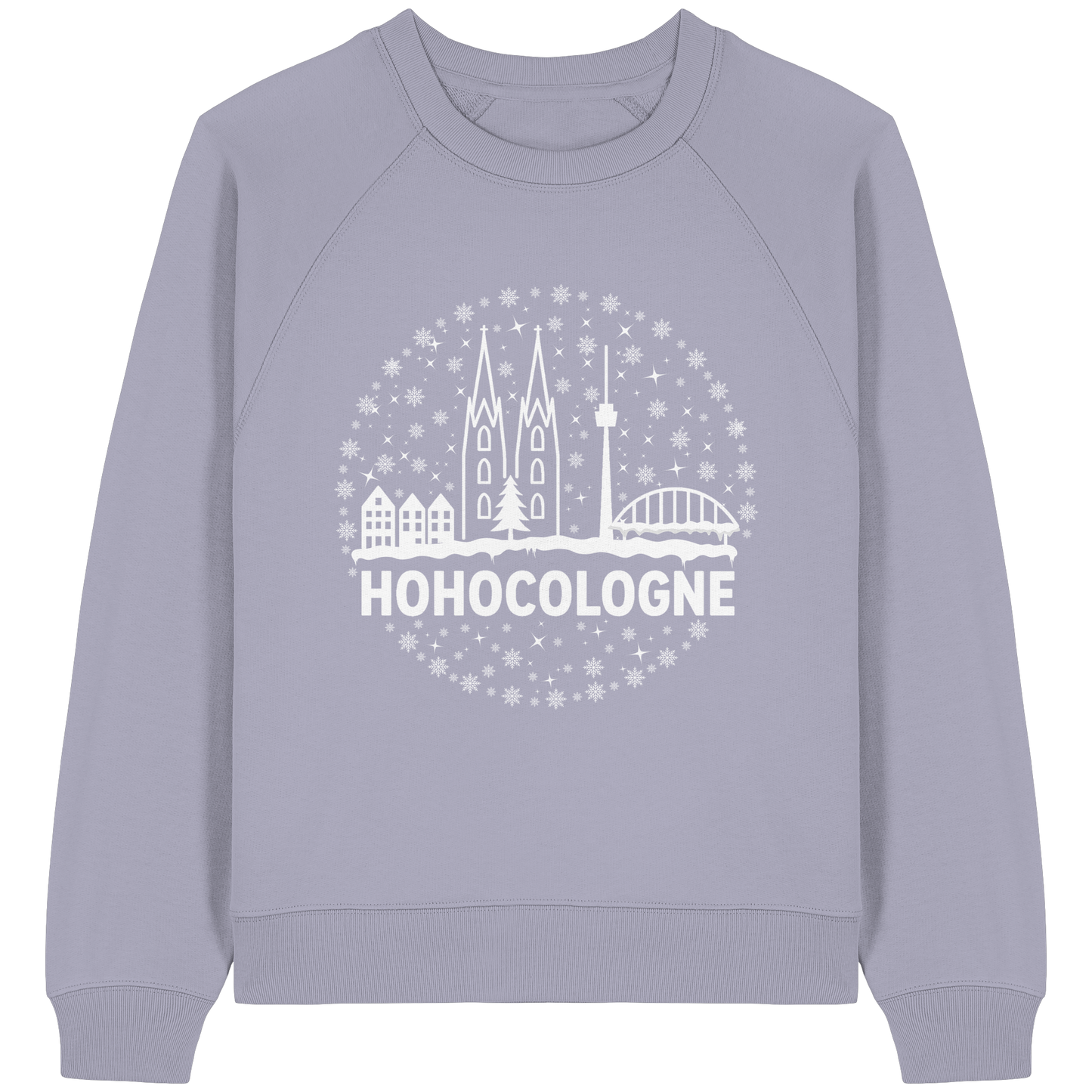 HOHOCologne Druck - Womens Organic Raglan Sweatshirt