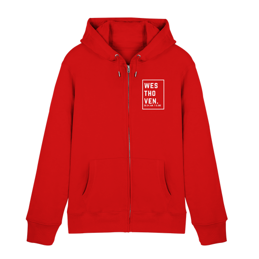 Westhoven Koordinaten (kleiner Druck auf der Brust) - Zipper