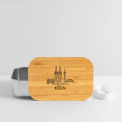 Köln Skyline (Druck) - Lunch Box - Silber