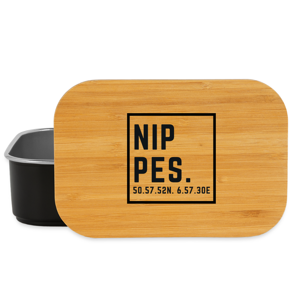 Nippes Koordinaten (Druck) - Lunch Box - Schwarz