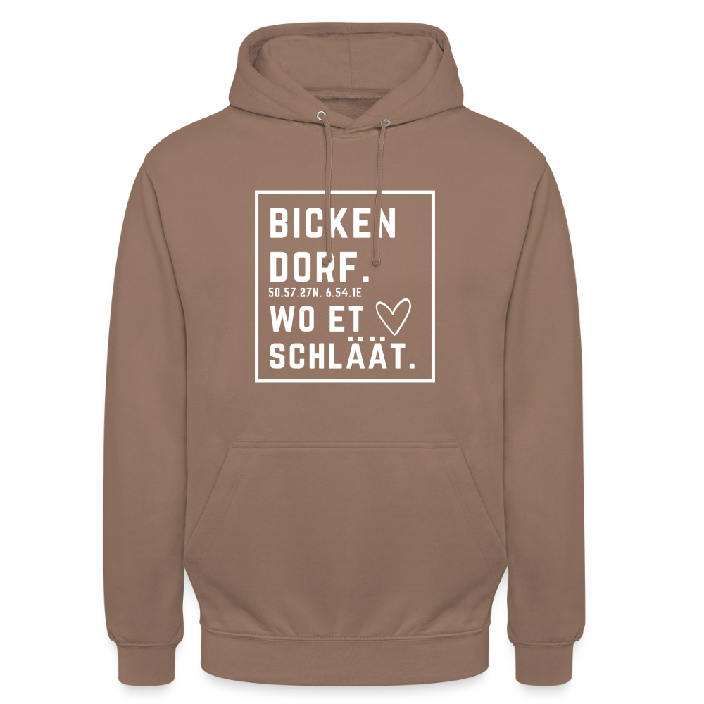 Bickendorf Hätz Druck - Unisex Hoodie - Mokka