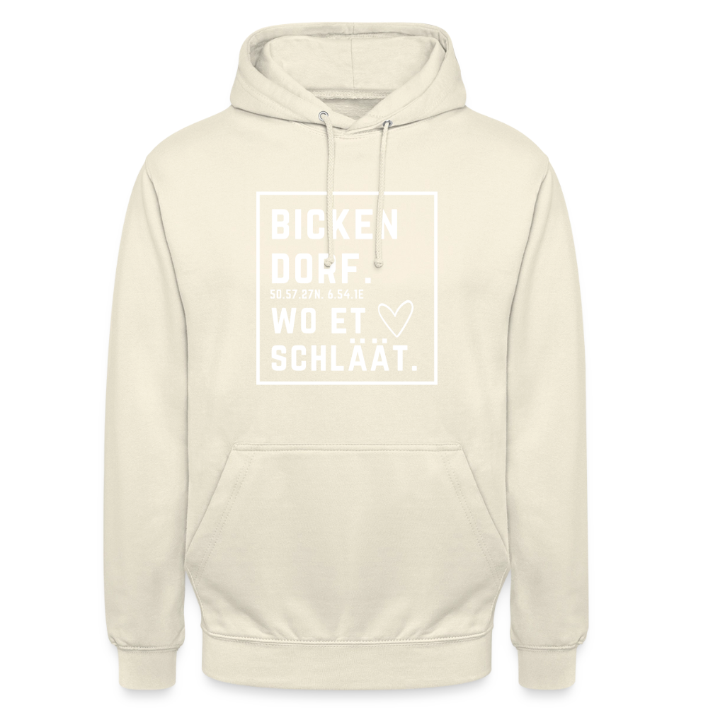 Bickendorf Hätz Druck - Unisex Hoodie - Vanille-Milchshake