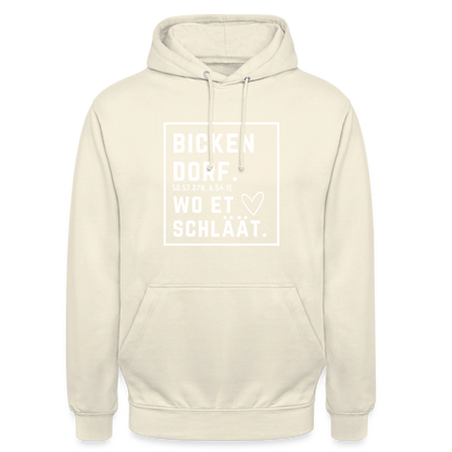 Bickendorf Hätz Druck - Unisex Hoodie - Vanille-Milchshake