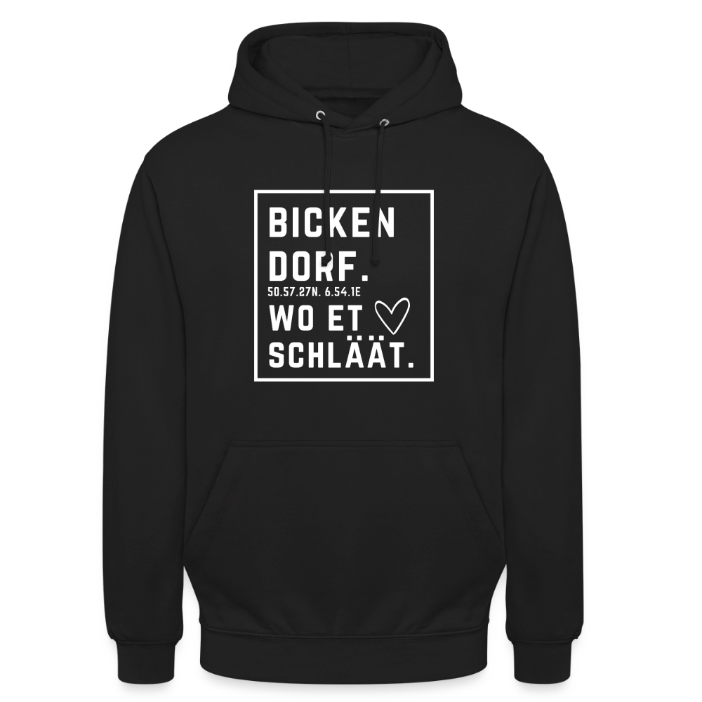 Bickendorf Hätz Druck - Unisex Hoodie - Schwarz