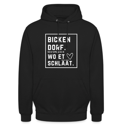 Bickendorf Hätz Druck - Unisex Hoodie - Schwarz