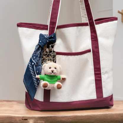 Köln Skyline - Kuscheltier Schlüsselanhänger - Grün