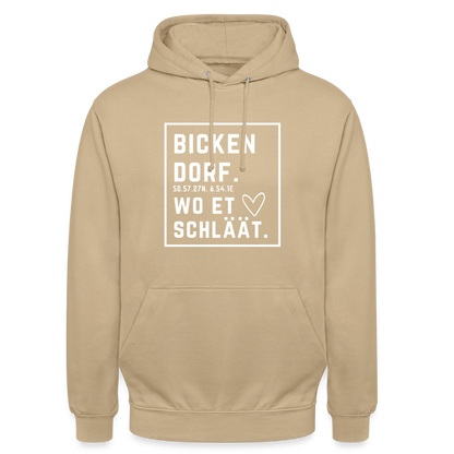 Bickendorf Hätz Druck - Unisex Hoodie - Beige