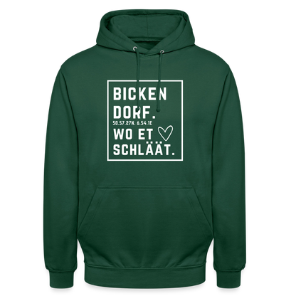 Bickendorf Hätz Druck - Unisex Hoodie - Flaschengrün