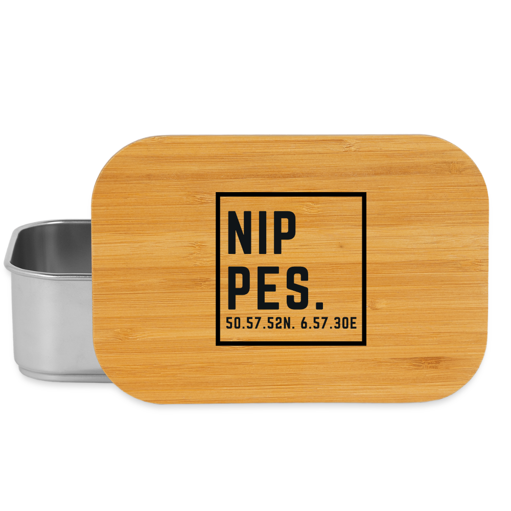 Nippes Koordinaten (Druck) - Lunch Box - Silber