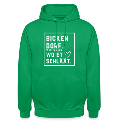 Bickendorf Hätz Druck - Unisex Hoodie - Kelly Green