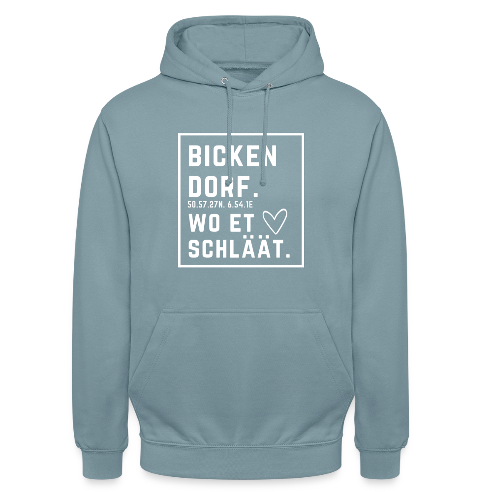 Bickendorf Hätz Druck - Unisex Hoodie - Nebelblau