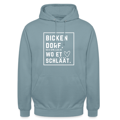 Bickendorf Hätz Druck - Unisex Hoodie - Nebelblau